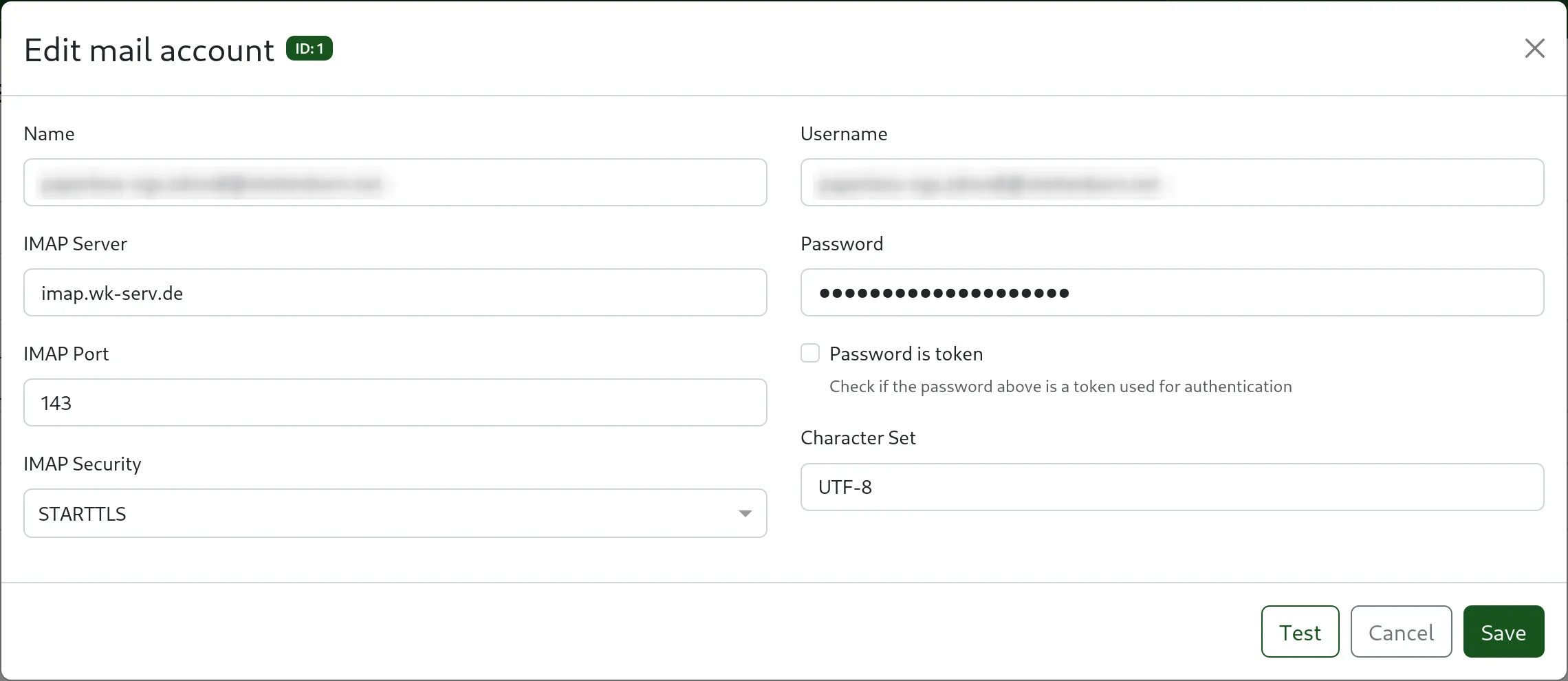Email setup